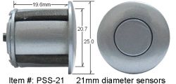 21mm diameter ultrasonic sensors